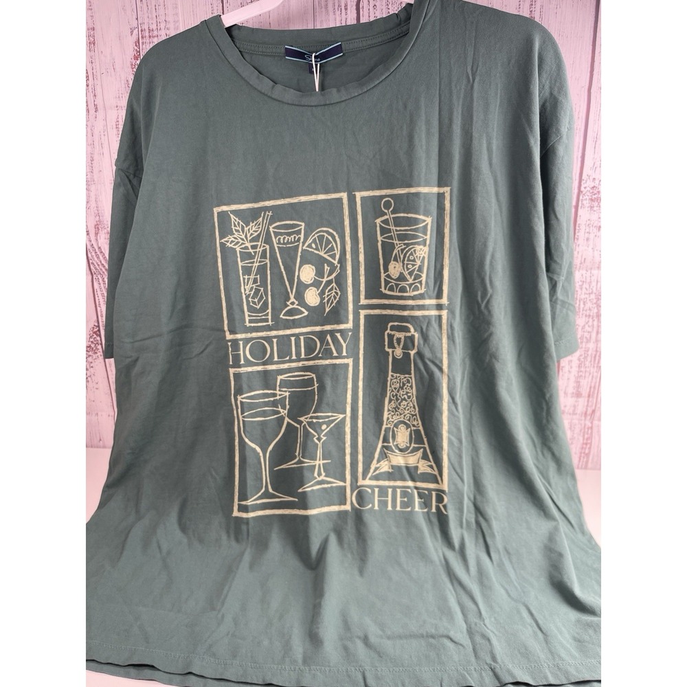 NWT Shore Men's Graphic T-Shirt Holiday Cheer M